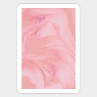 light pink painting Sticker